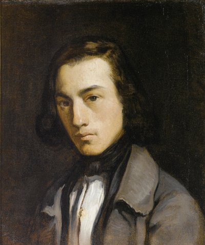 Portrait of a Young Man by Jean Francois Millet